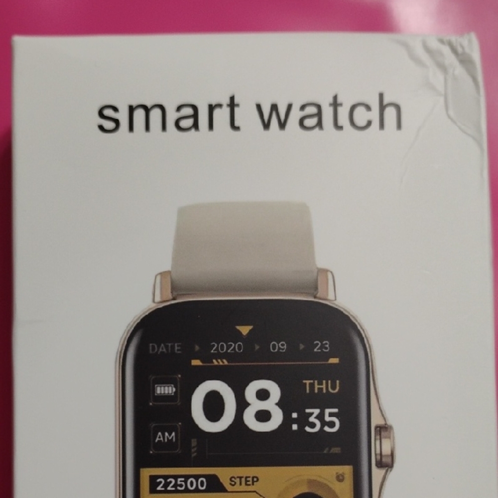 Elegant Silver and Black Smartwatch